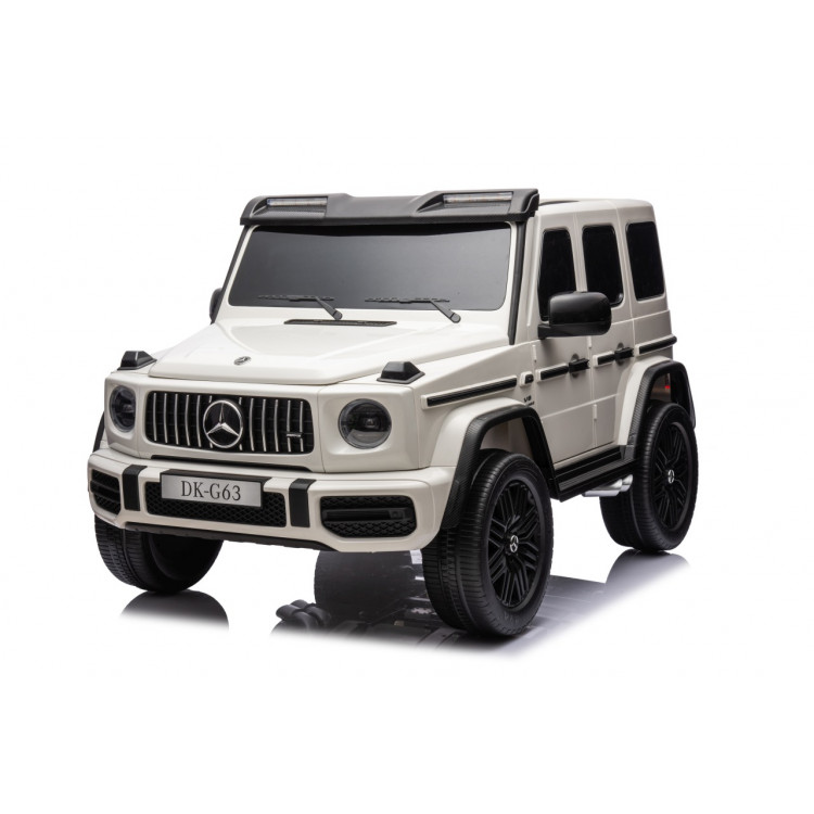Elektrické autíčko Mercedes Benz G63 AMG XXL 24V 4 x 200W - biele